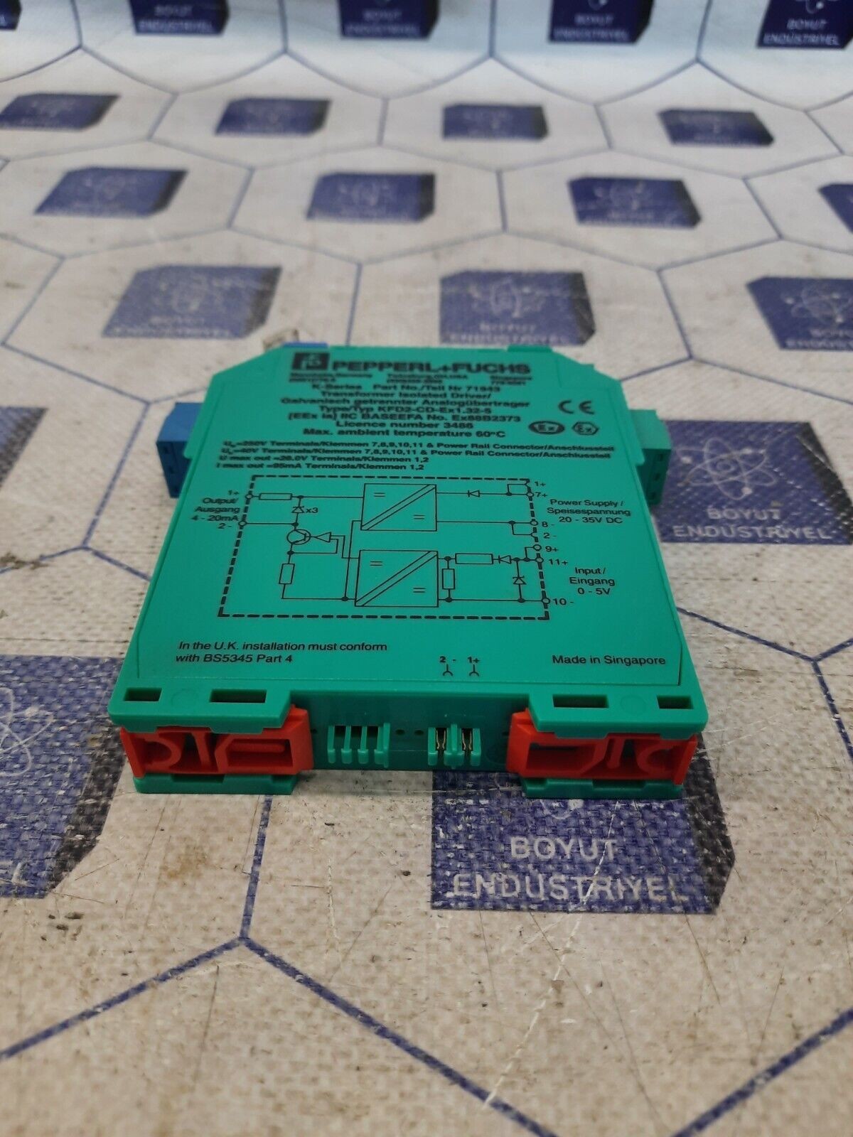PEPPERL +FUCHS K-Serıes KFD2-CD-Ex1.32-5 Transformer Isolated Drıver
