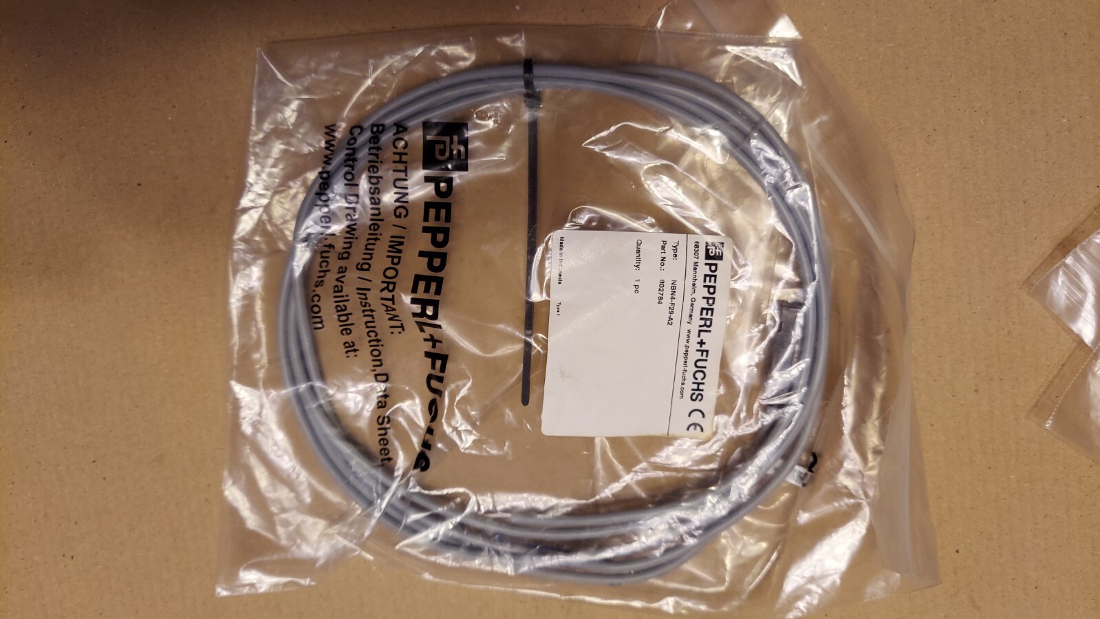 New Pepperl & Fuchs NBN4-F29-A2 802784 Inductive Sensor