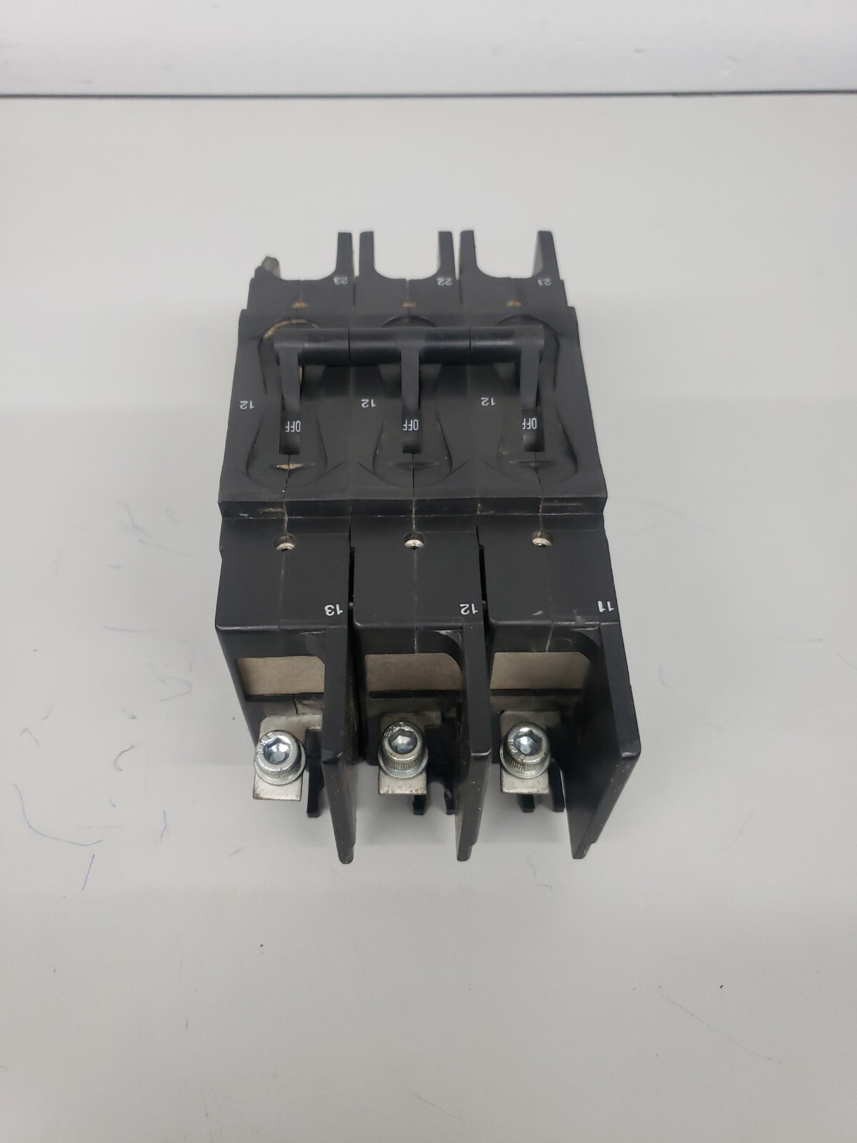 1- AIRPAX HH83XB428-B CIRCUIT BREAKER 12 Amps 3 Poles, USED~ OBSOLETE BREAKER !!