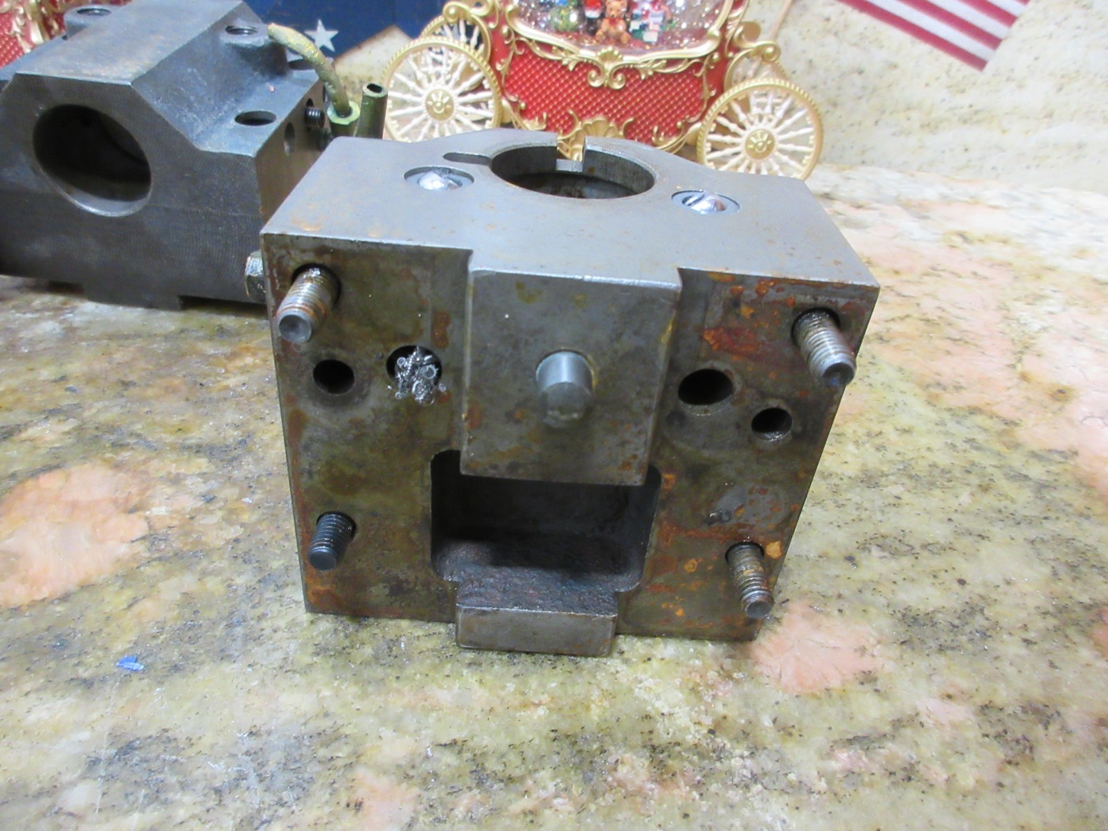 MAZAK QT-15N CNC LATHE TOOL HOLDER BLOCK TOOLING 4544 1.5″ INCH LOT OF 3 PIECES