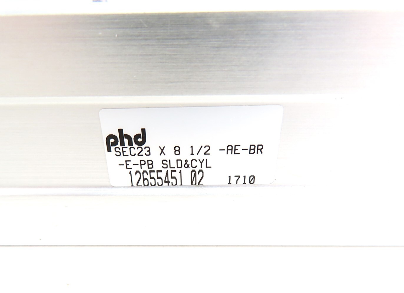 PHD SEC 23 X 8-1/2-AE-BR-E-PB-H4 Guided Pneumatic Cylinder NEW NO BOX