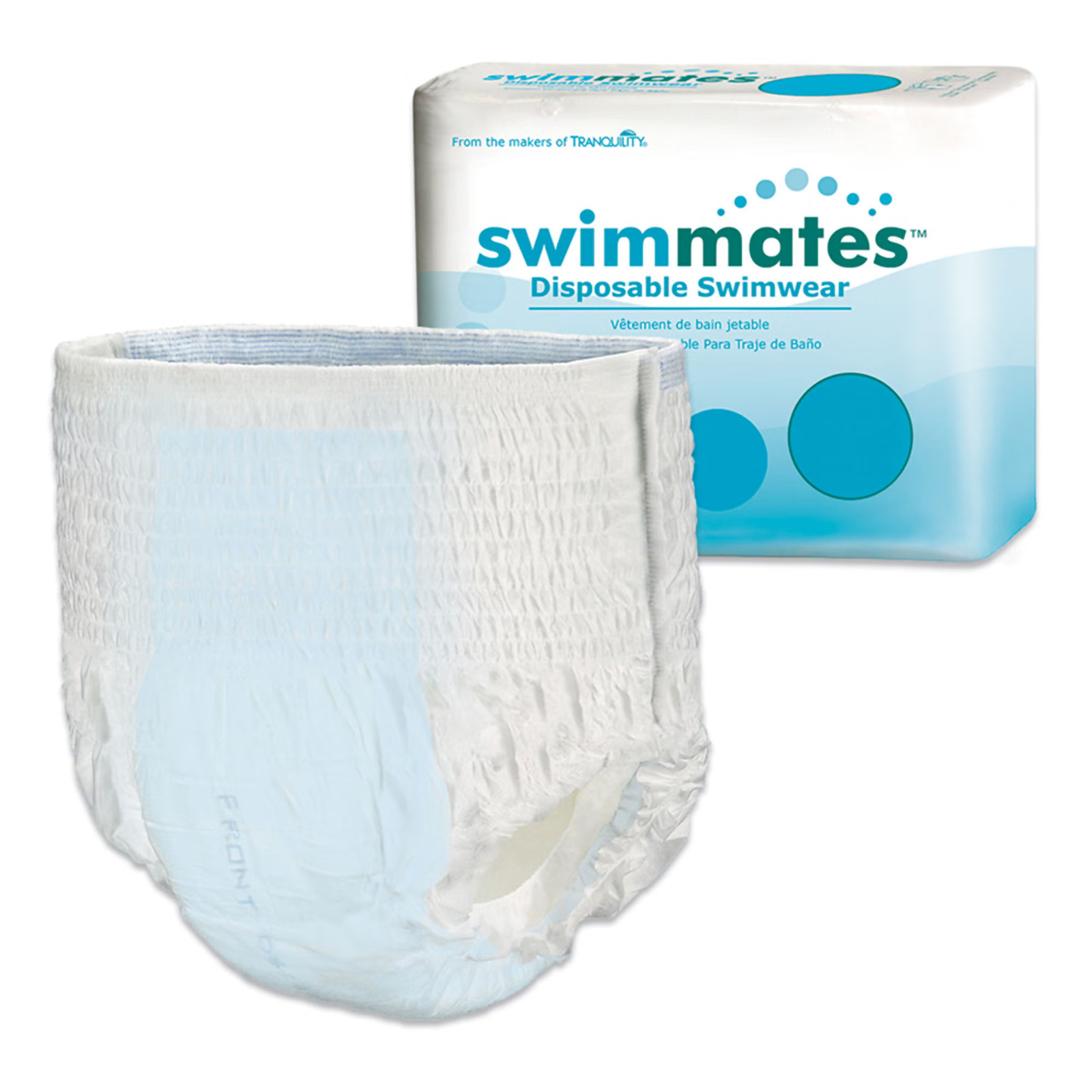 Swimmates Bowel Containment Swim Brief XXL Swim Pull On 2848 12 Ct