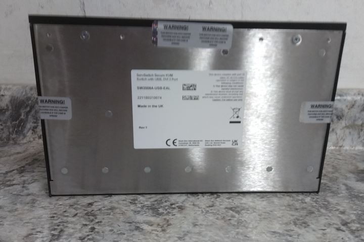 Black Box SW2008A-USB-EAL ServSwitch Secure KVM Switch with USB, DVI 2 Port