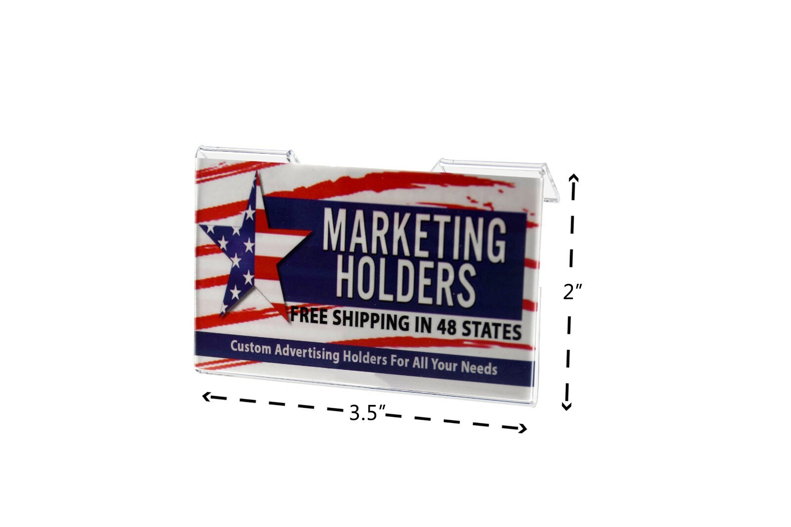 Grid Wall Slatwall Business Card Advertising Holder Display Lot of 6