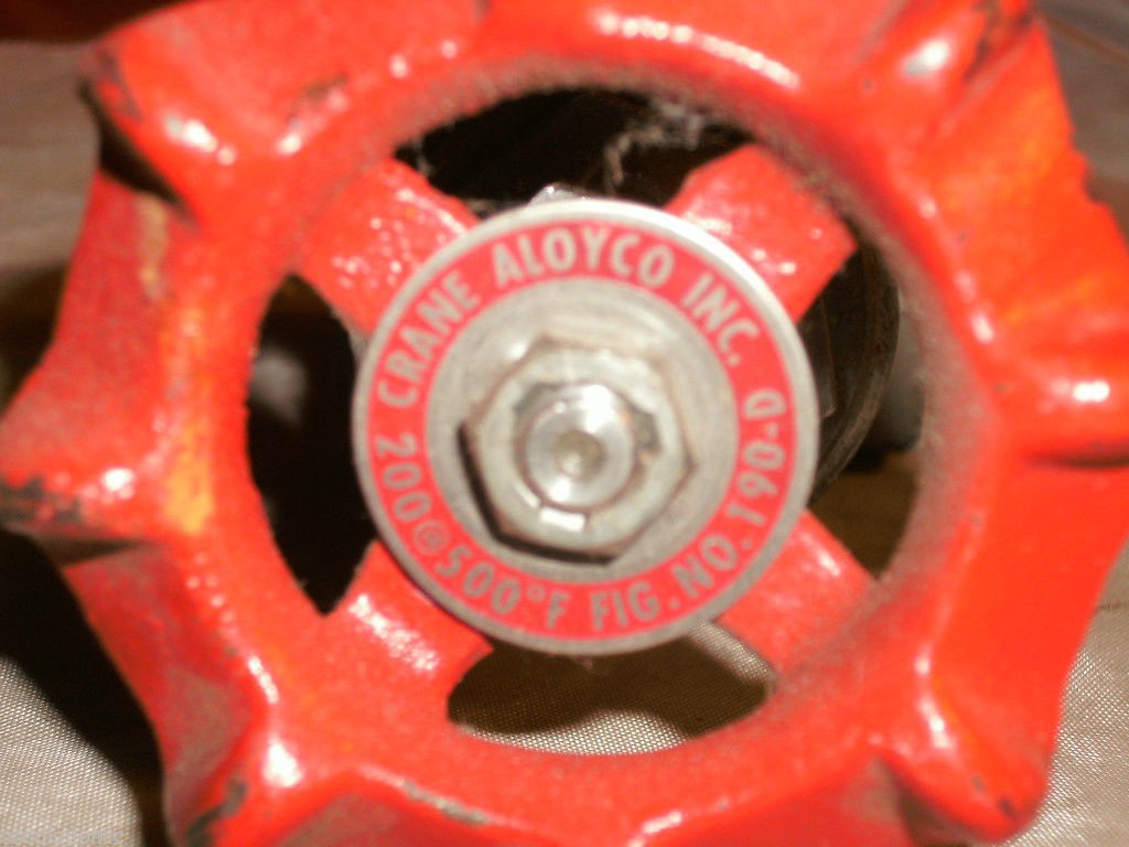 ALOYCO CRANE FIG 190-D 1″ STAINLESS CORROSION RESIST GATE VALVE