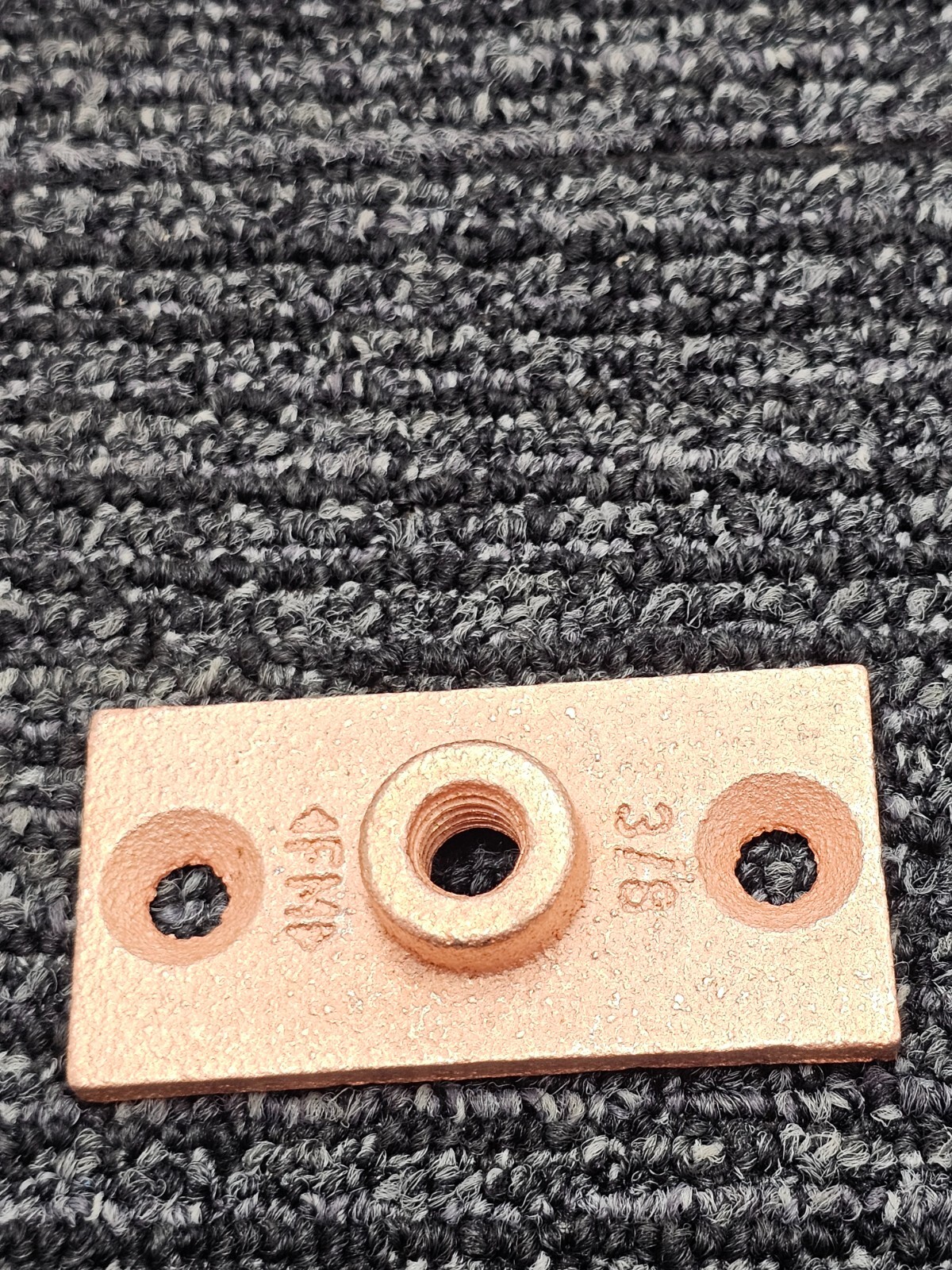 (QTY 5) 3/8 Inches Copper Pipe Support Ceiling Plate fits Oatey