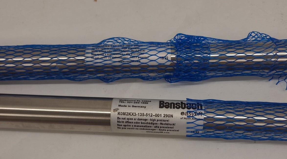2 Bansbach KOM2KX3-135-512-001 290N Easy Lift Gas Spring,
