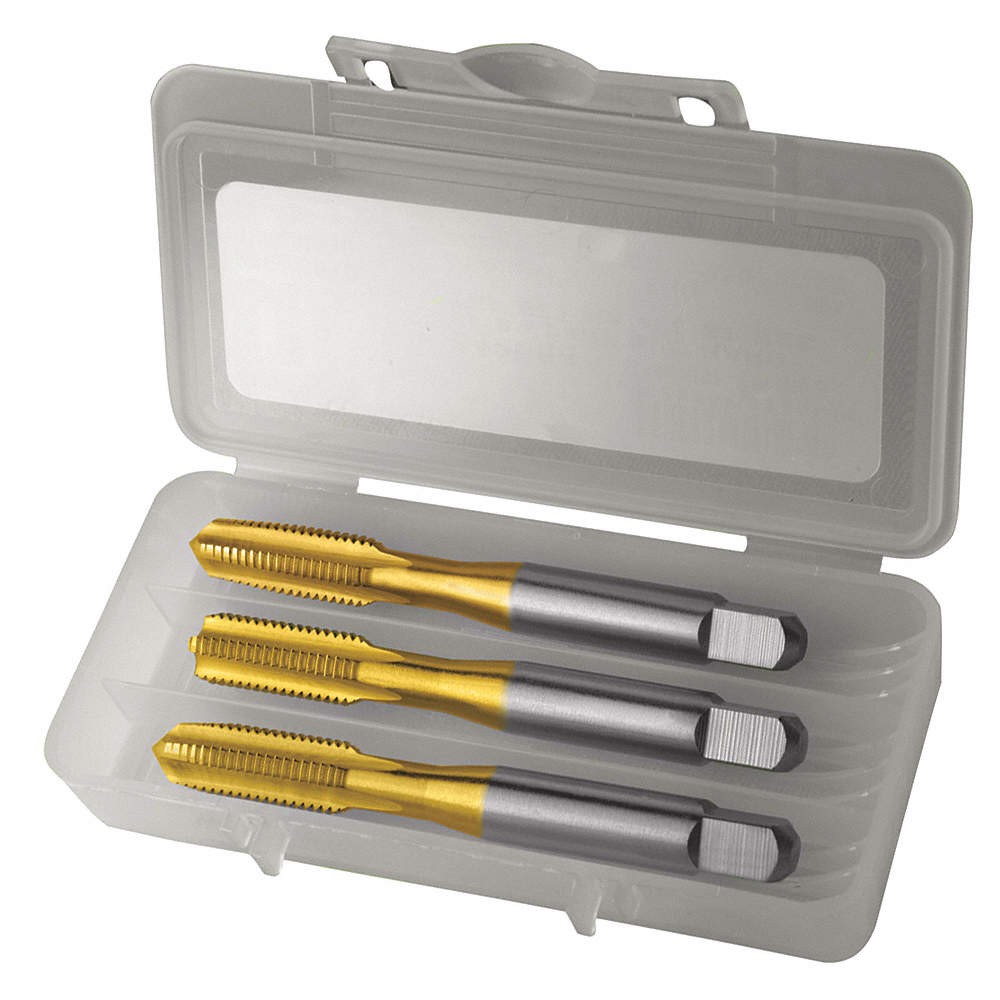 GREENFIELD THREADING 174545 Tap Set,Inch,#8-36 Thread Size,3 pcs. 53PW03