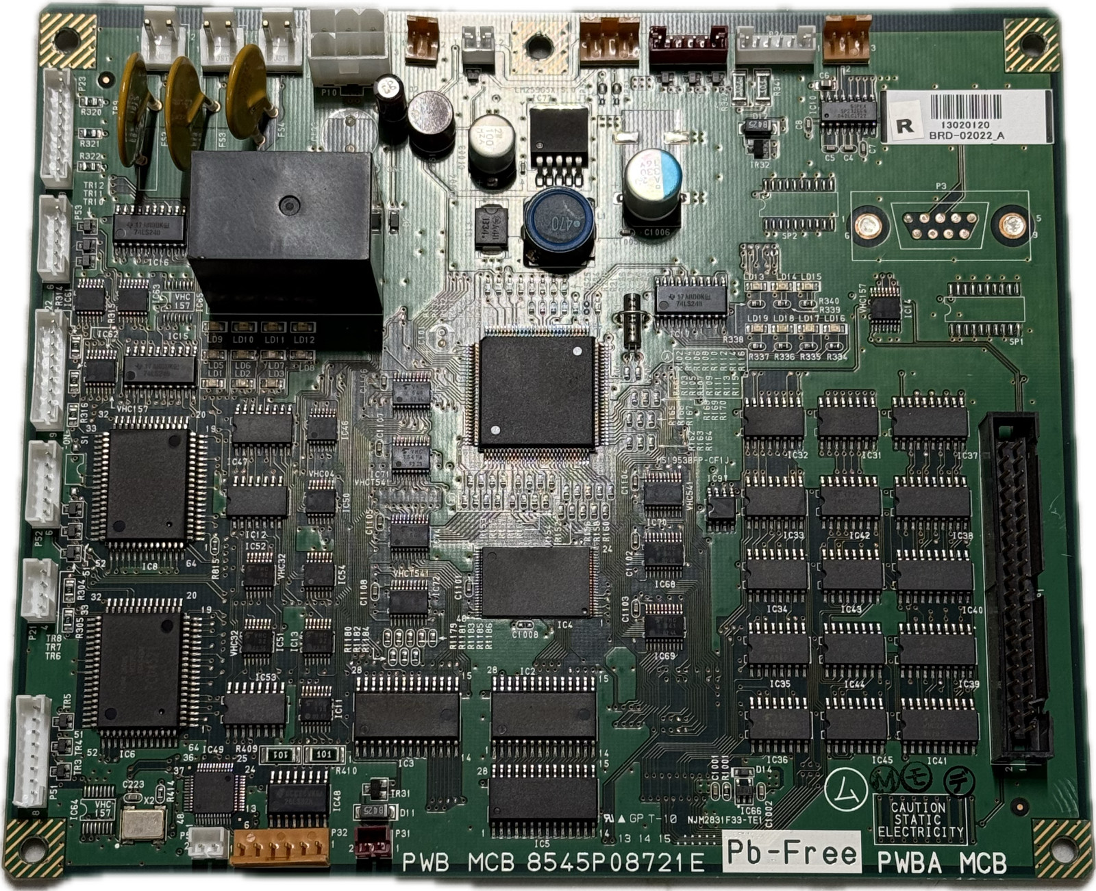 STRATASYS BRD-02022_A PWB MCB 8545P08721E PB-FREE PBWA MCB MOTION CONTROL BOARD
