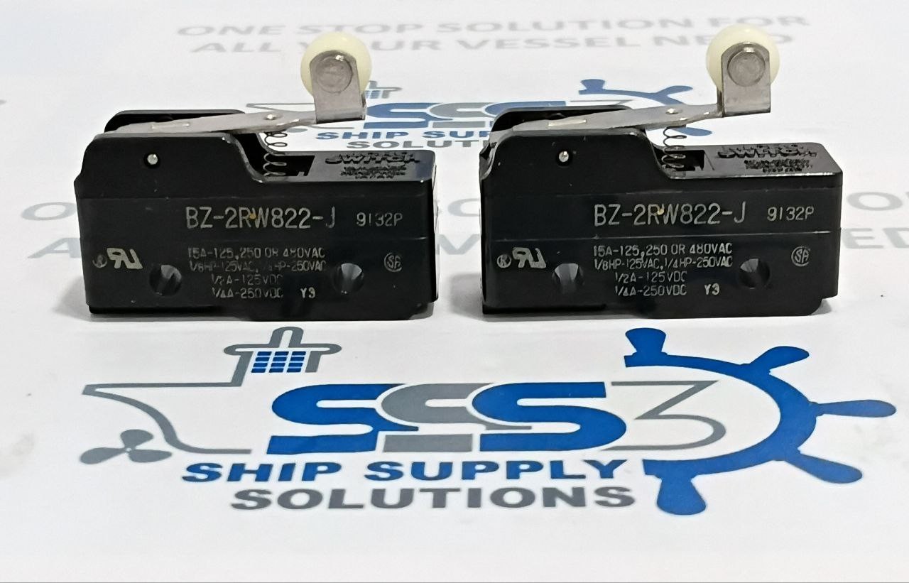 Yamatake Honeywell BZ-2RW822-J Micro Switch 15A-125 -250 OR 480V AC