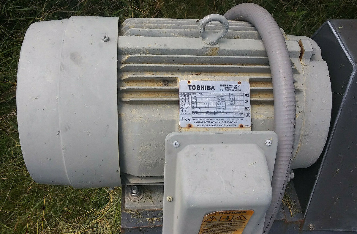1 USED KCH SERVICES NH-30 EXHAUST BLOWER FAN W/ 20HP TOSHIBA MOTOR *MAKE OFFER*
