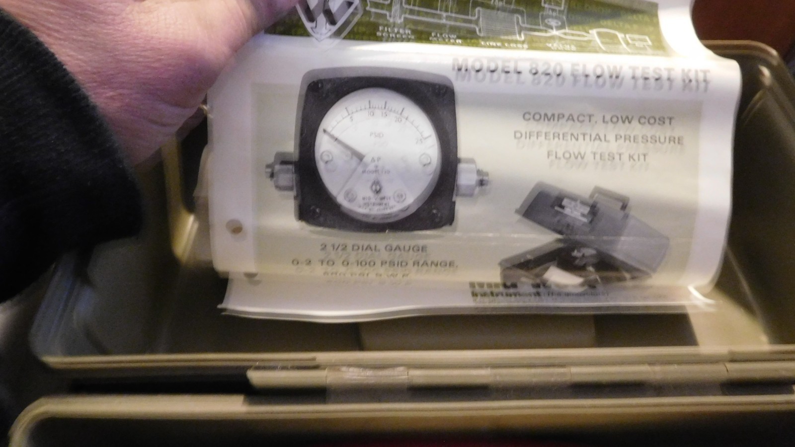 Armstrong Model 820 Precision Circuit Setter Differential Pressure Flow Test Kit