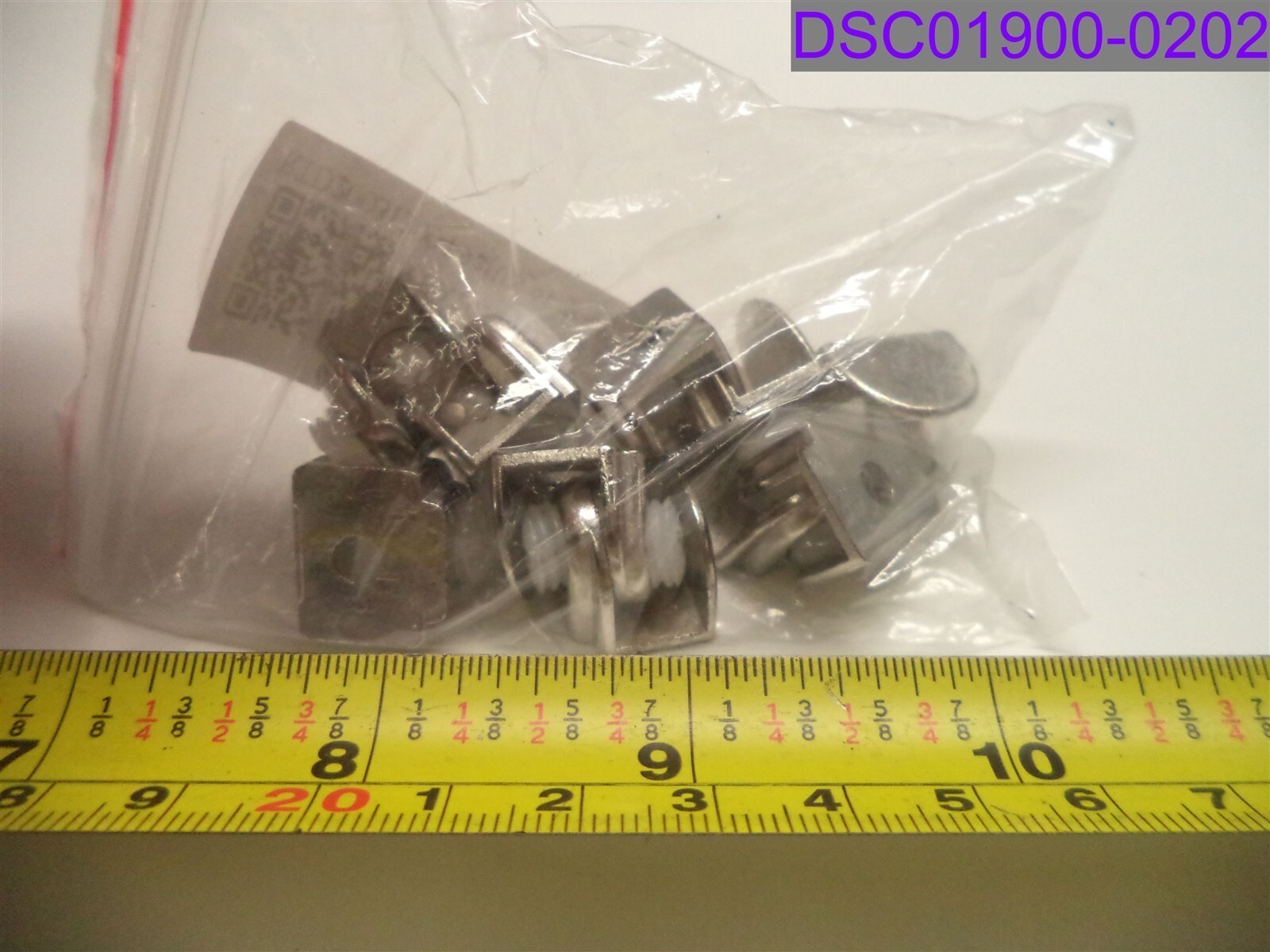 Qty = 1 Pack of 10: Glass Shelf Brackets Adjustable 5-8mm P/N a18092600ux0276