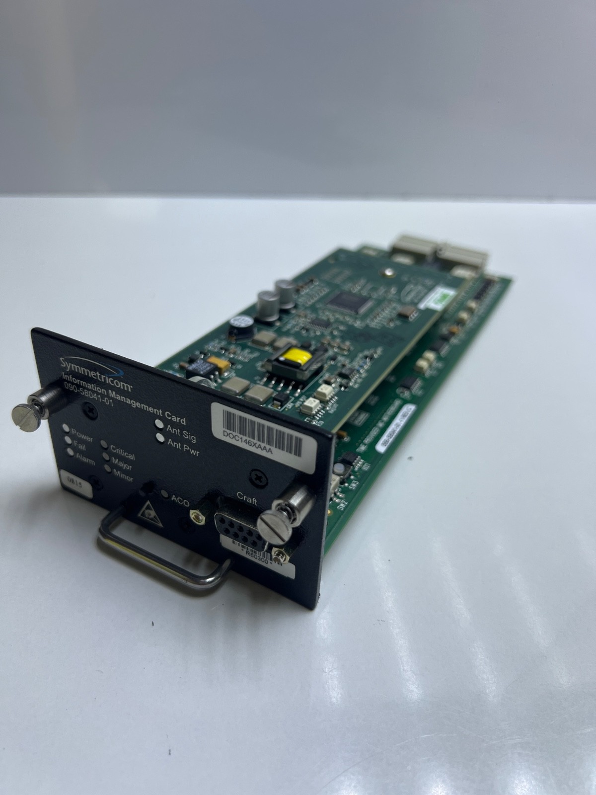 Symmetricom 090-58041-01 Rev E , information Management Card