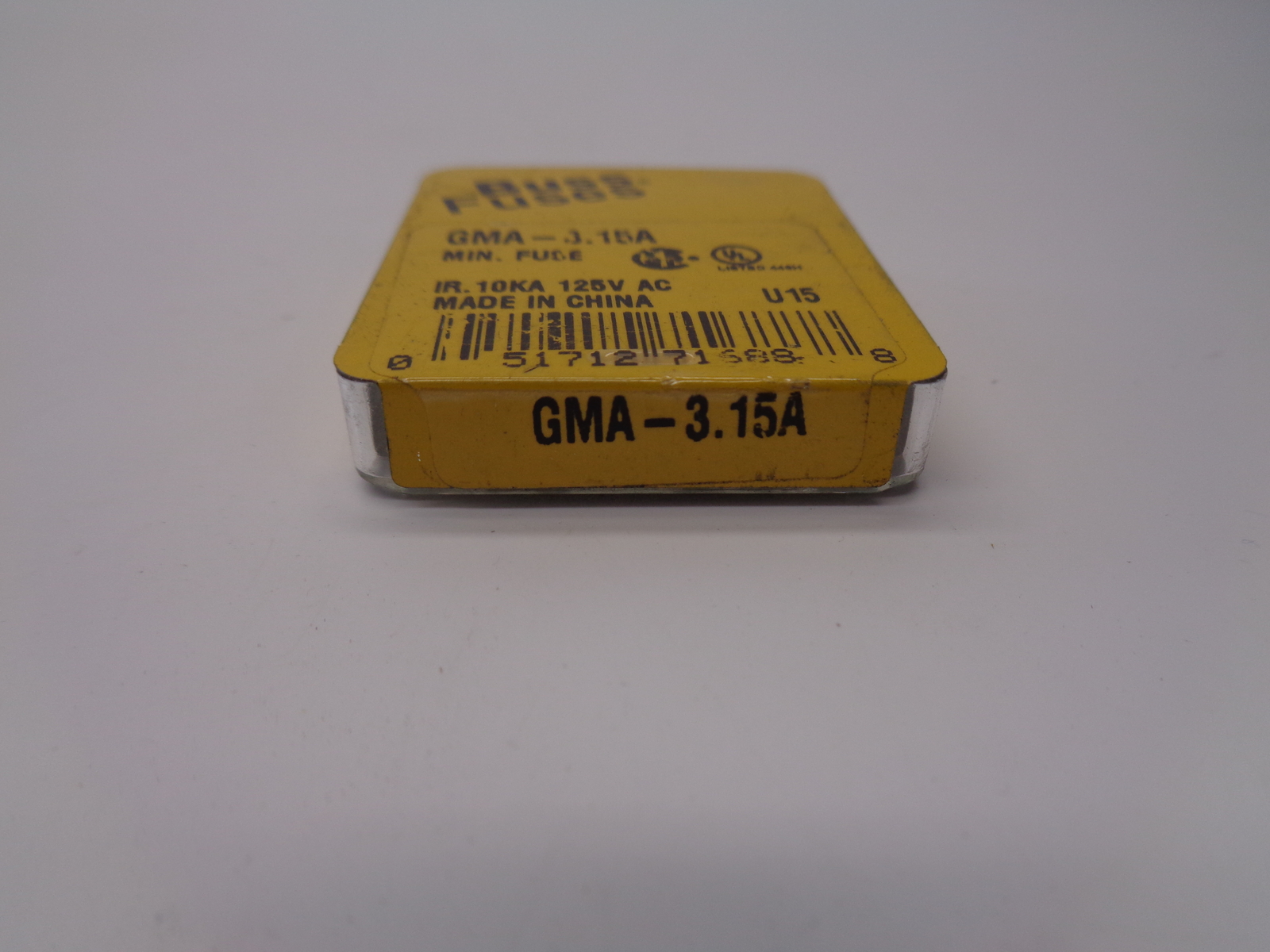 BUSSMANN GMA-3.15A FUSE PKG OF 5 NSMP