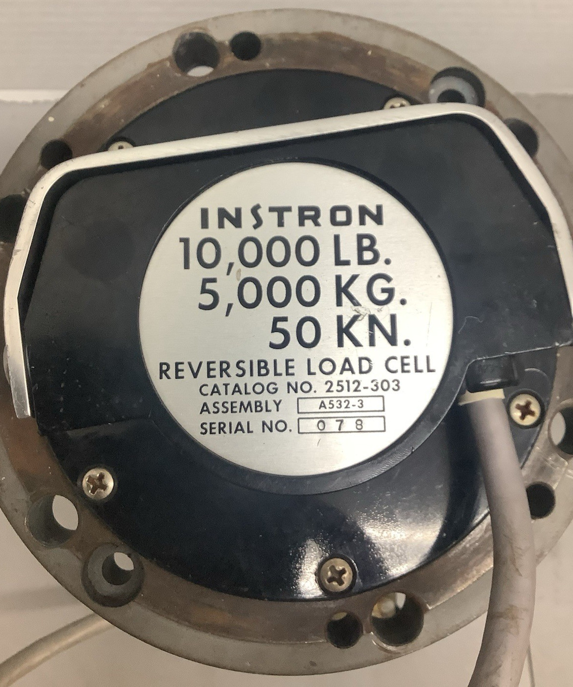 Instron 2512-303 A532-3 Reversible Load Cell 10,000LB (R93)