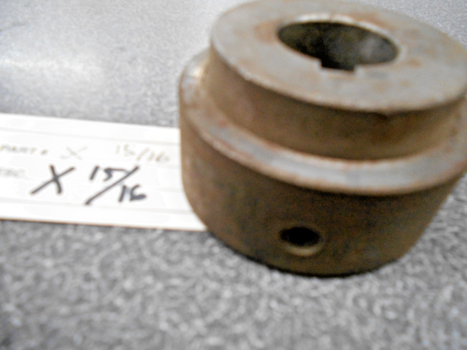 Weld-On Hub, Series X15/16. Round Bore. Burns/Tisco. NOS!