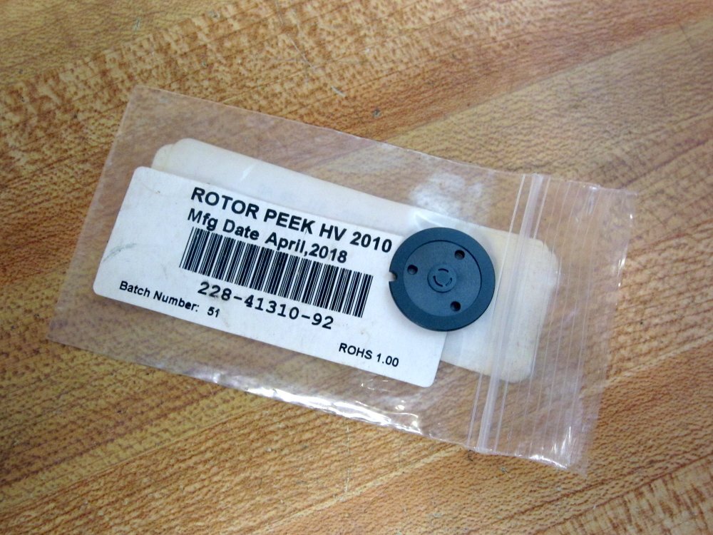 Shimadzu 228-41310-92 Peek Rotor Seal HV 2010 2284131092
