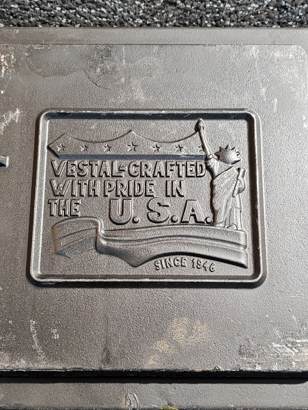 Vestal 88 10″ Width x 10″ Height, Solid Cast Iron Cleanout Door, Black