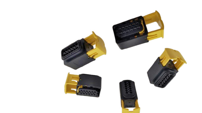 TE 1-1703639-1 , 12 Position Housing, Housing for Female Terminals, Wire-to-Wire