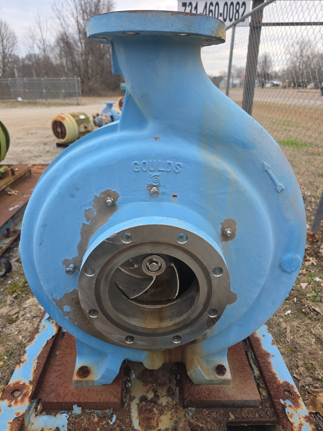 6×8-22 Goulds 3175 Pump 316SS With 150hp Siemens Motor