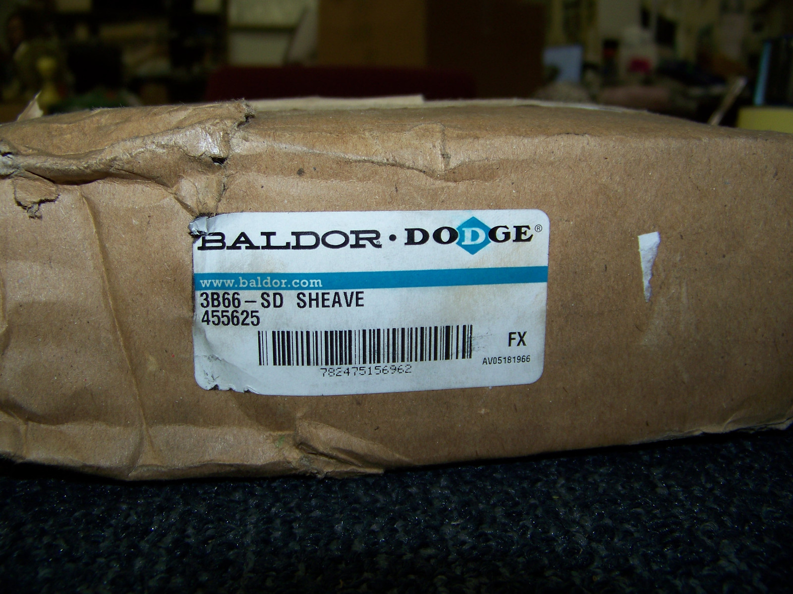Baldor-Dodge 3 Groove SD Bushing 3B66 6.95″ Diameter A or B Belt 455625 New