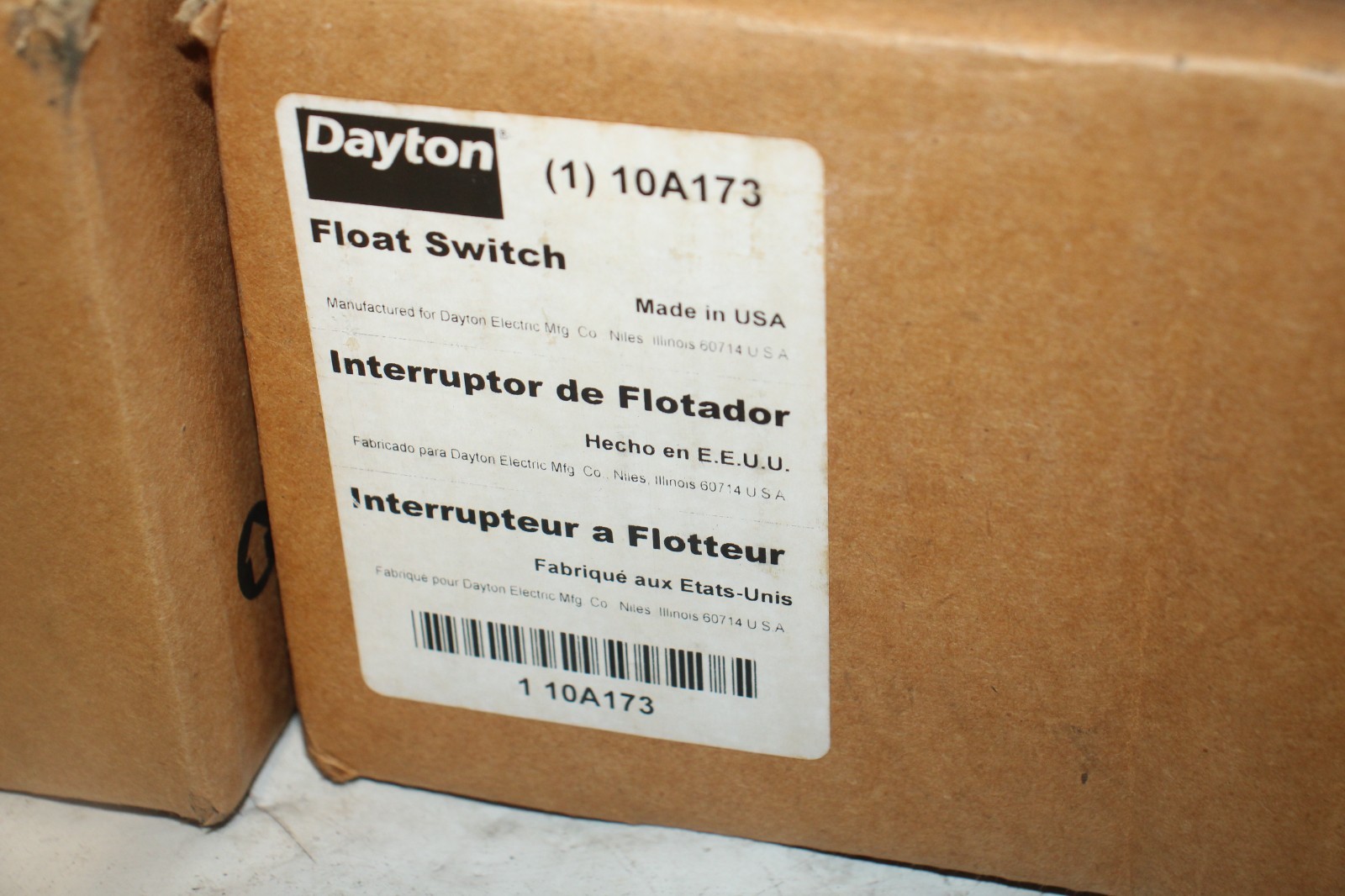 Dayton Float Switch 10A173