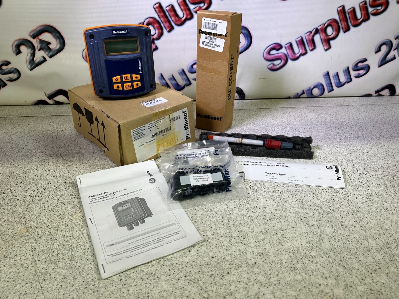ProMinent Redox/ORP Dulcometer w/ Temperature Measurment Electrode 855030