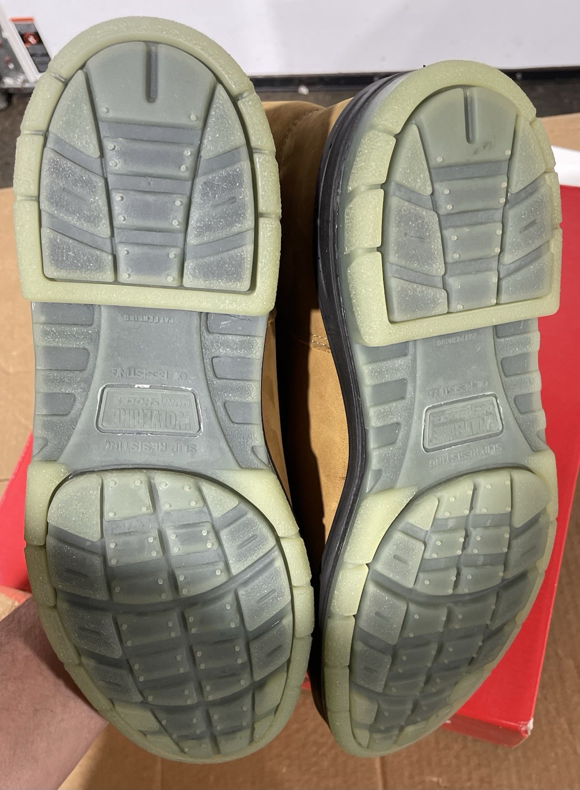 Wolverine Men’s Steel Toe W03258 DuraShocks Wellington Stone 8.5 EW New