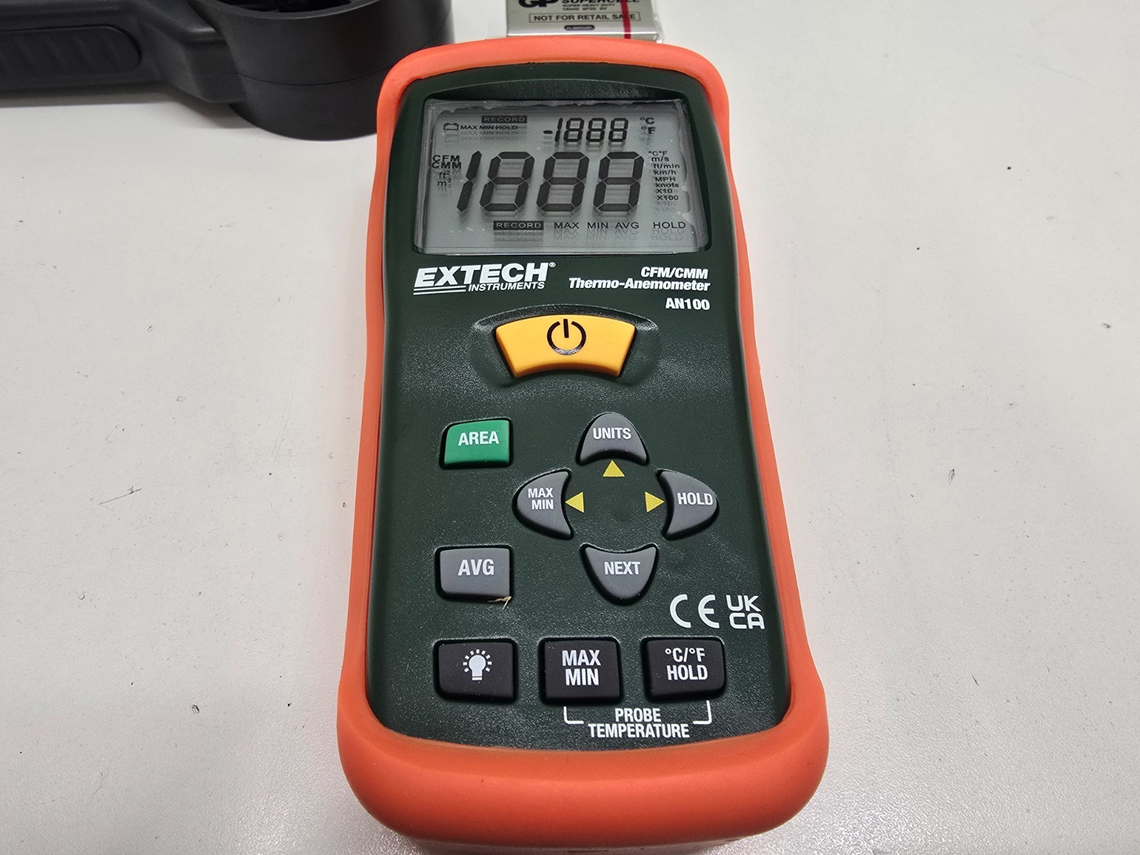 NEW IN BOX! EXTECH THERMO-ANEMOMETER AN100
