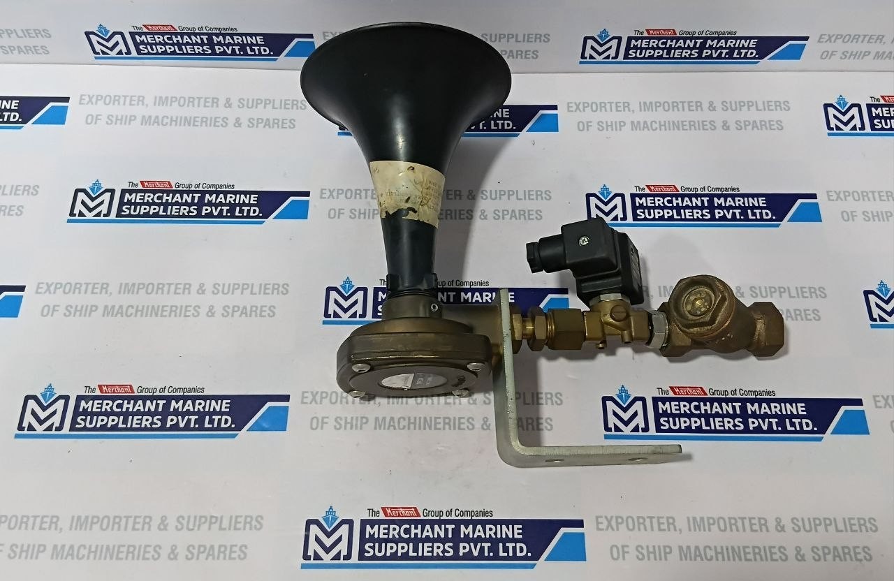 Kockum Sonics Tyfon MKT 75/660 Sweden AirHorn with Solenoid Valve