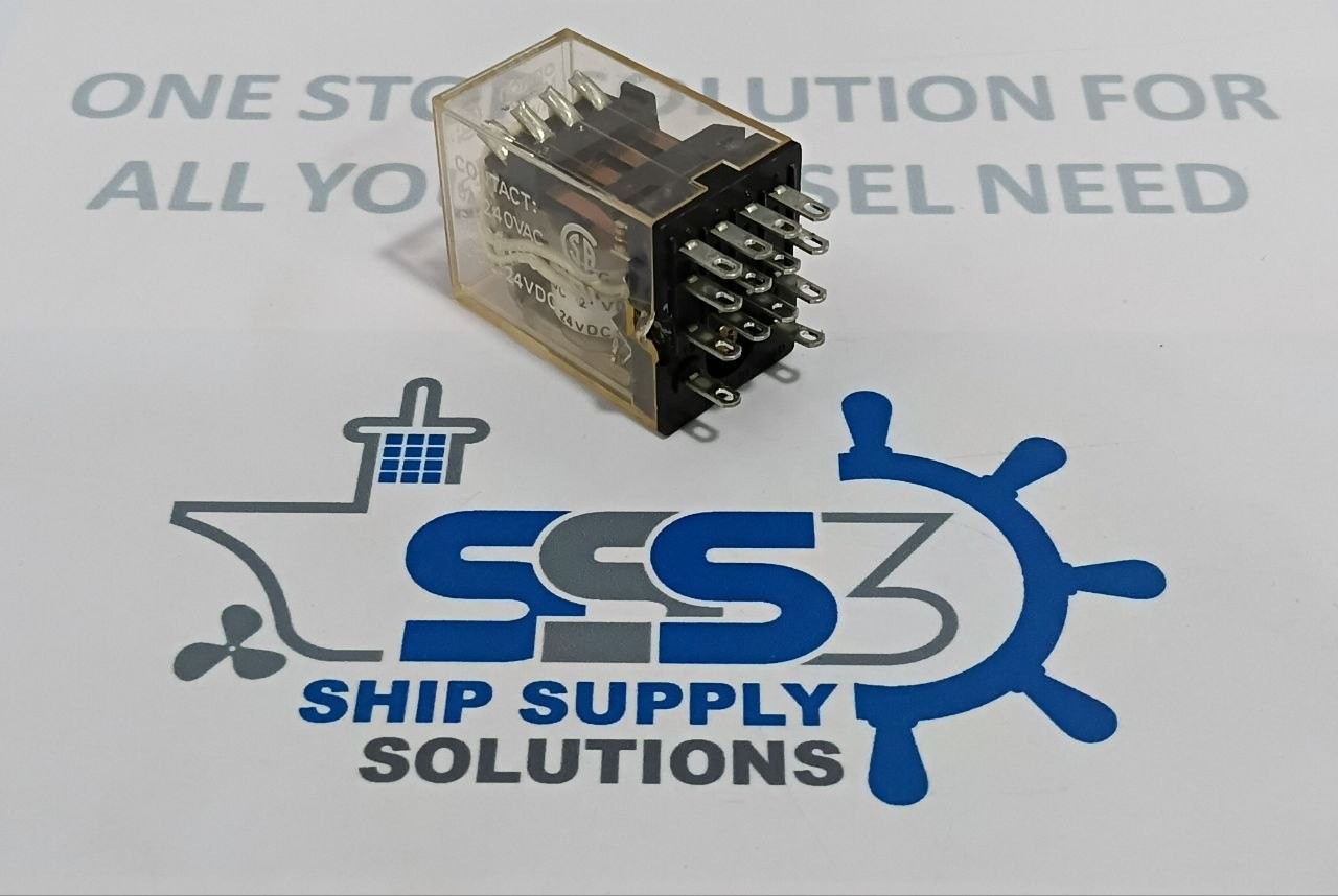 Omron MY4 Relay Coil Voltage 24VDC, 5A 240 VAC 5A 28VDC (Unused New)