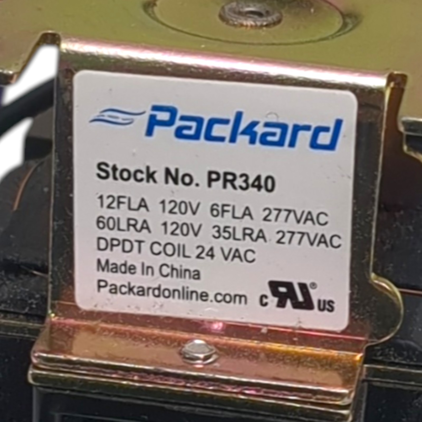 PACKARD FC90130 24010 Fan Control Center 120/208/240V 24V 40VA DPDT