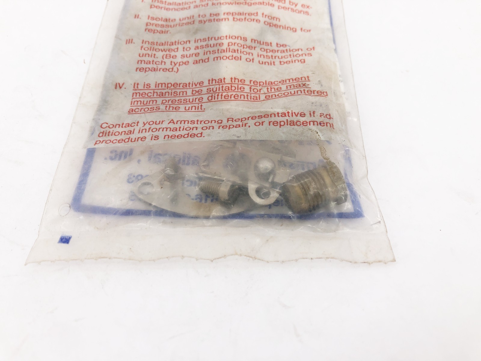 New Armstrong 1/4″ MECH LESS BKT Repair Kit #211 811 881 861 310 981 20psi Max