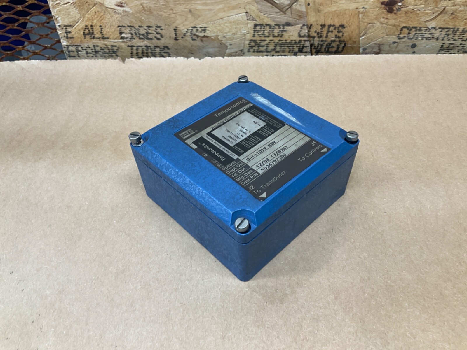 MTS TEMPOSONICS 0110800508102000 ANALOG OUTPUT MODULE 80.0” STROKE #87A42*IAC