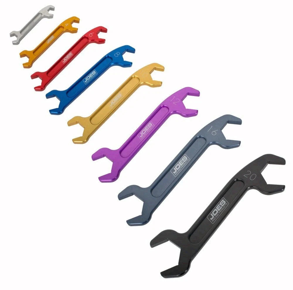 JOE̶S Racing Products 18001 Double End AN Wrench Set 3AN to 20AN 8-Piecee