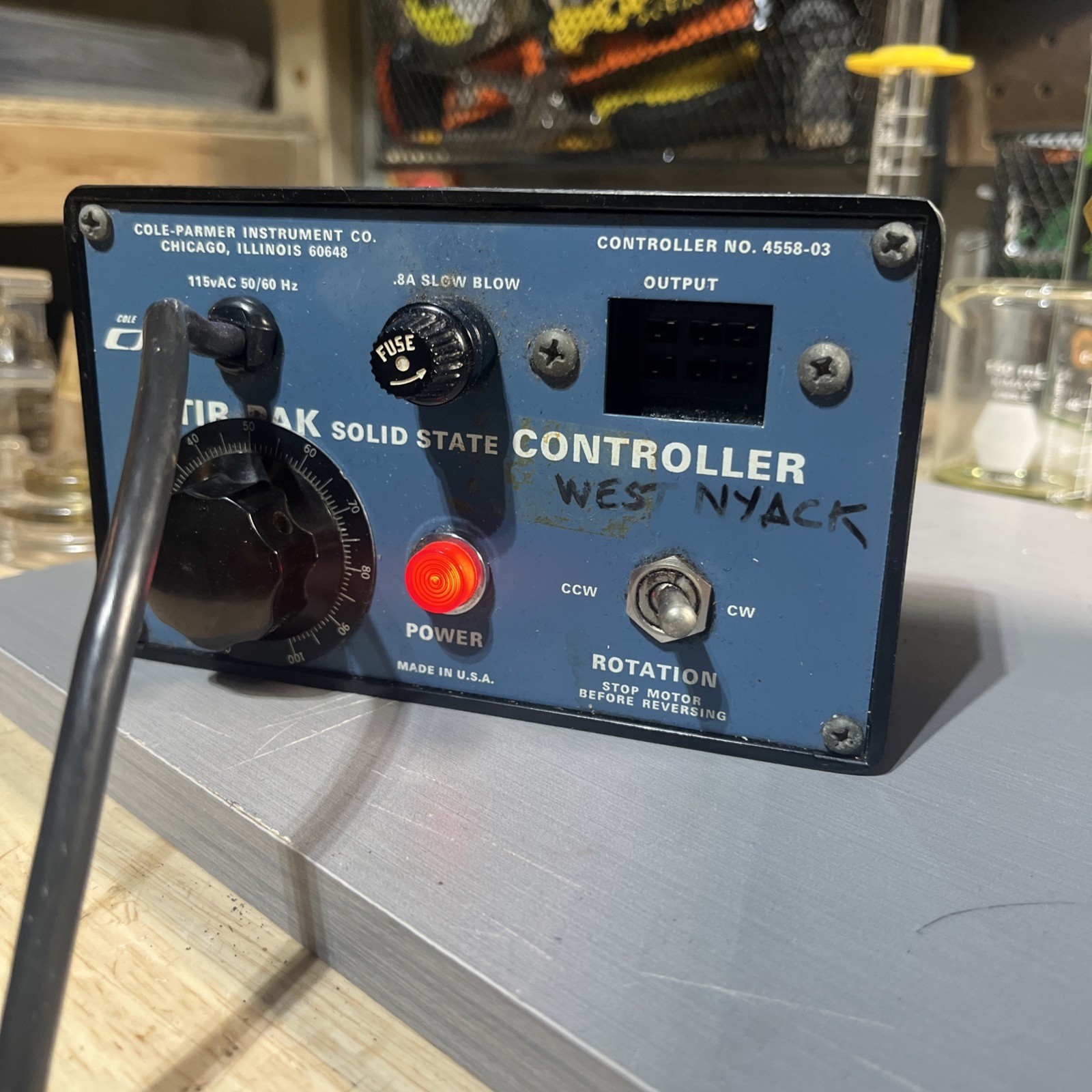 STIR-PAK SPEED CONTROLLER MODEL 4553-03