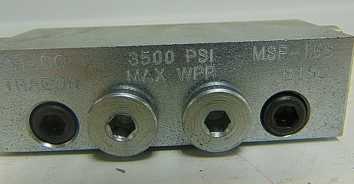 GRACO TRABON VALVE DIVIDER 3500 PSI MSP15S