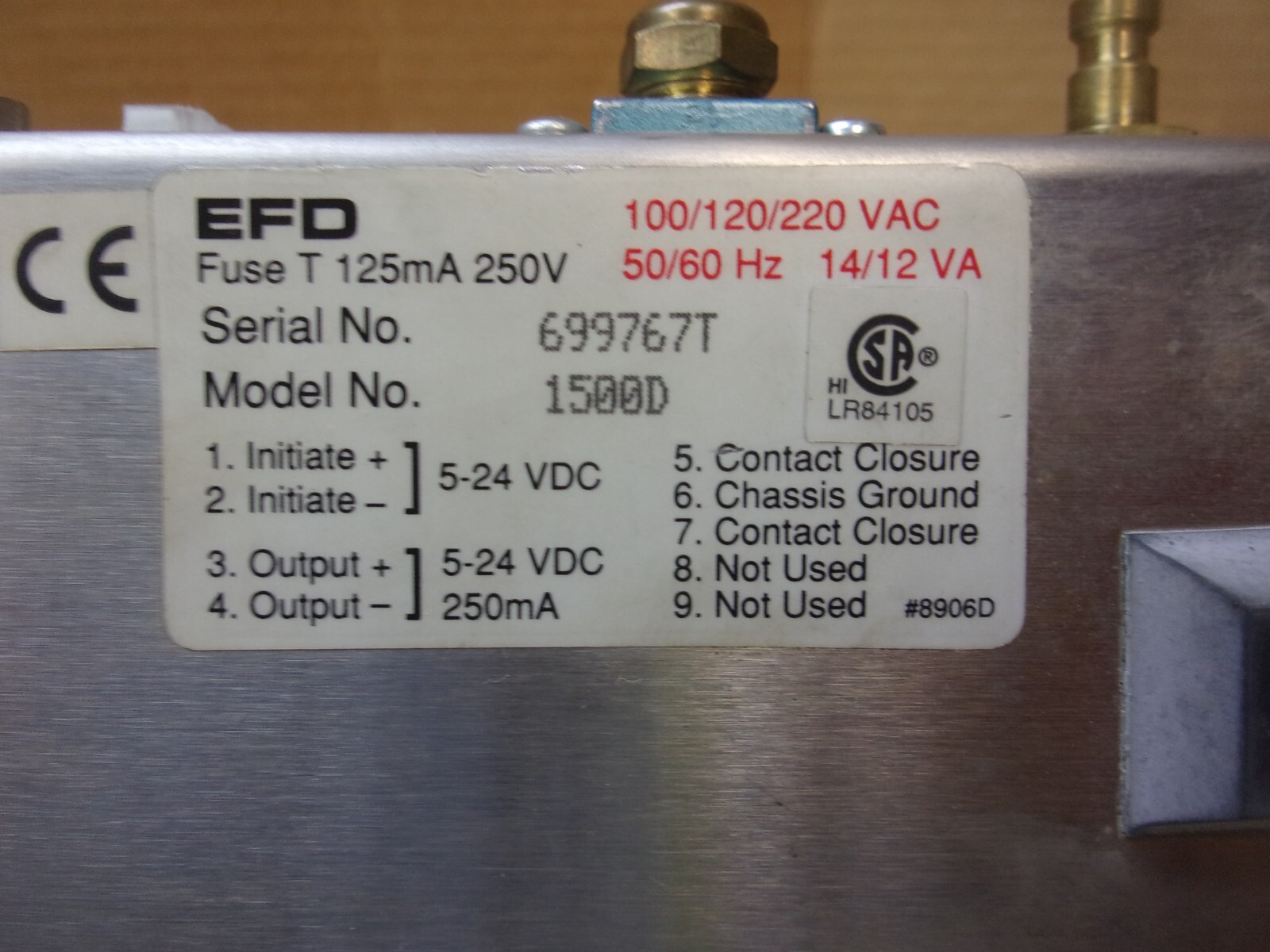 EFD 1500D Liquid Dispenser 100/120/220VAC , 5-24VDC