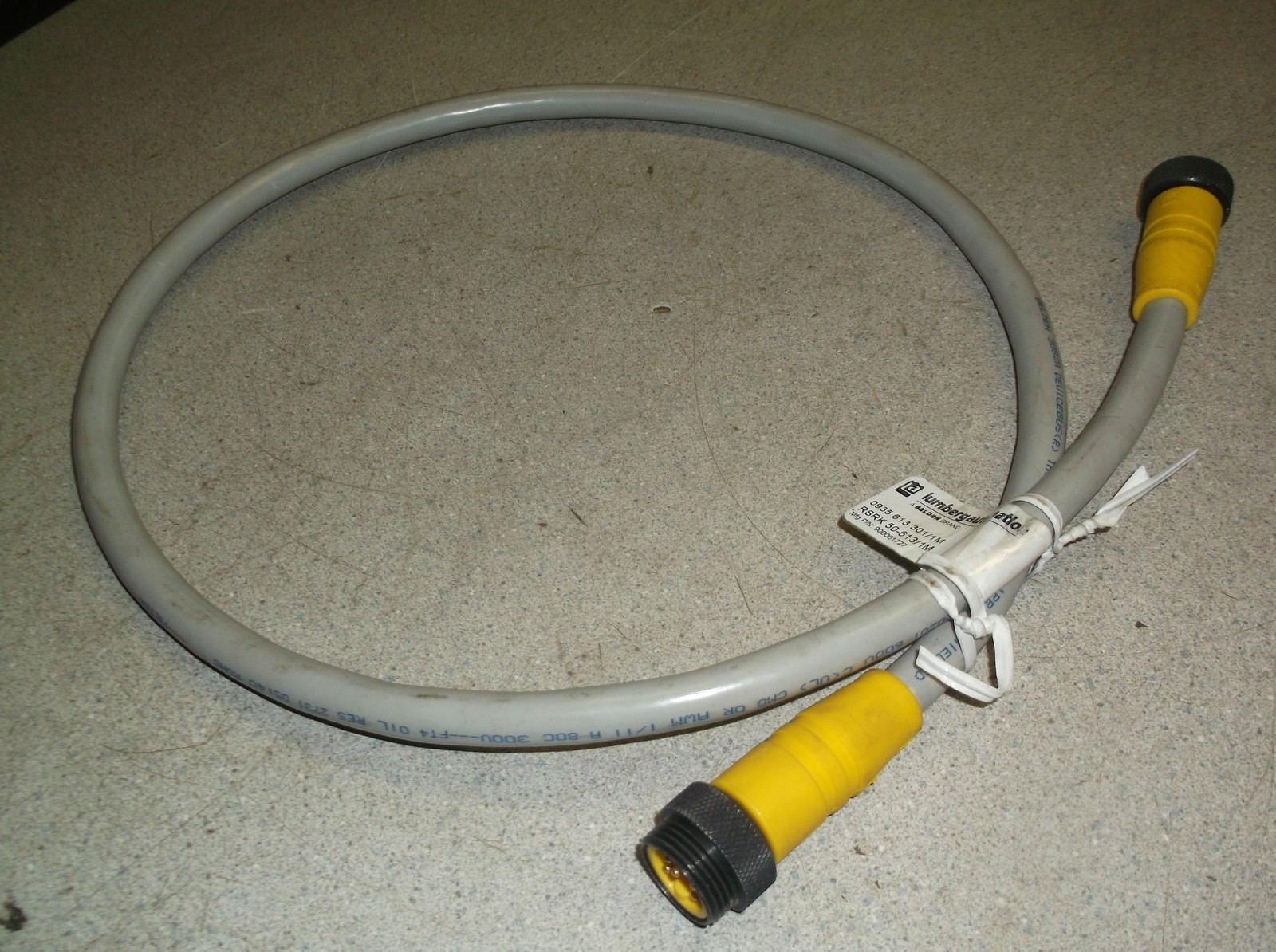 NEW Lumbergautomation 900001727 Cable Cordset 0935 613 301/1M RSRK 50-613/1M
