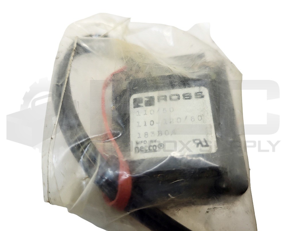 NEW SEALED ROSS CONTROLS 183B04 SOLENOID COIL 110/50HZ, 110-120-60HZ