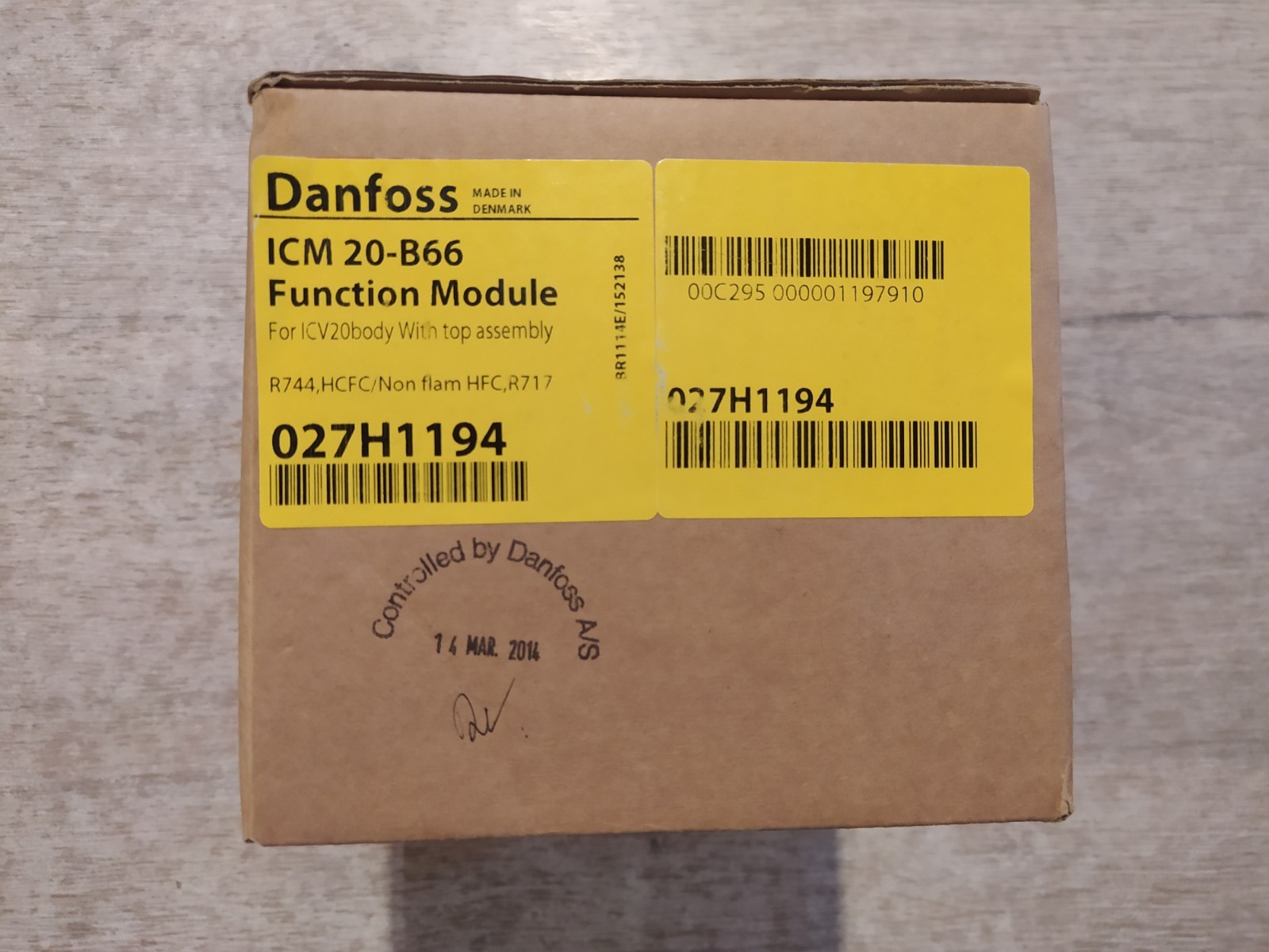 DANFOSS ICM 20-B66 FUNCTION MODULE [NEW]