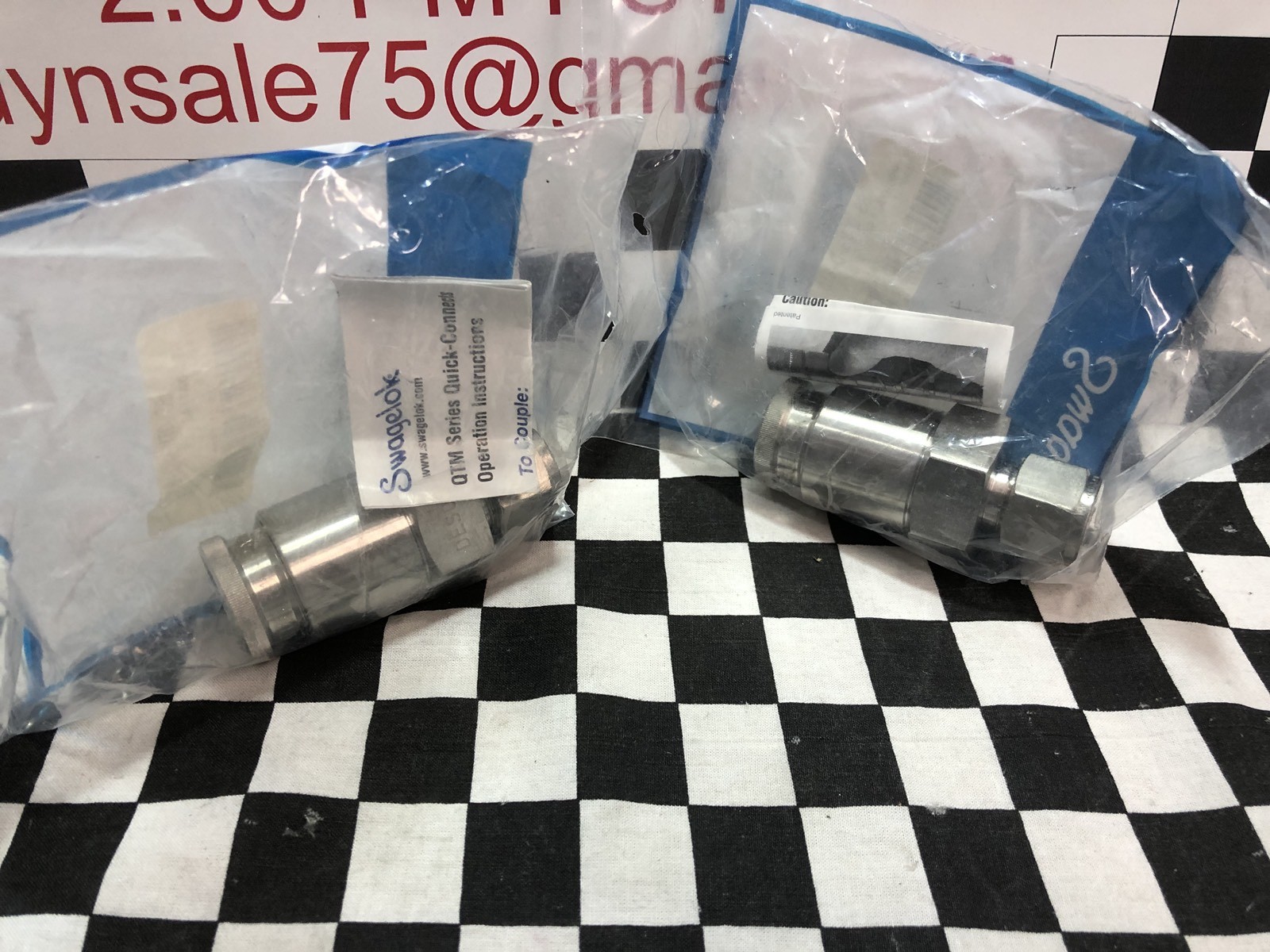 SWAGELOK SS-QTM8-D-810, Quick Connect STEM 1/2″, Lot Of 2 , SHIPSAMEDAY#1373D4