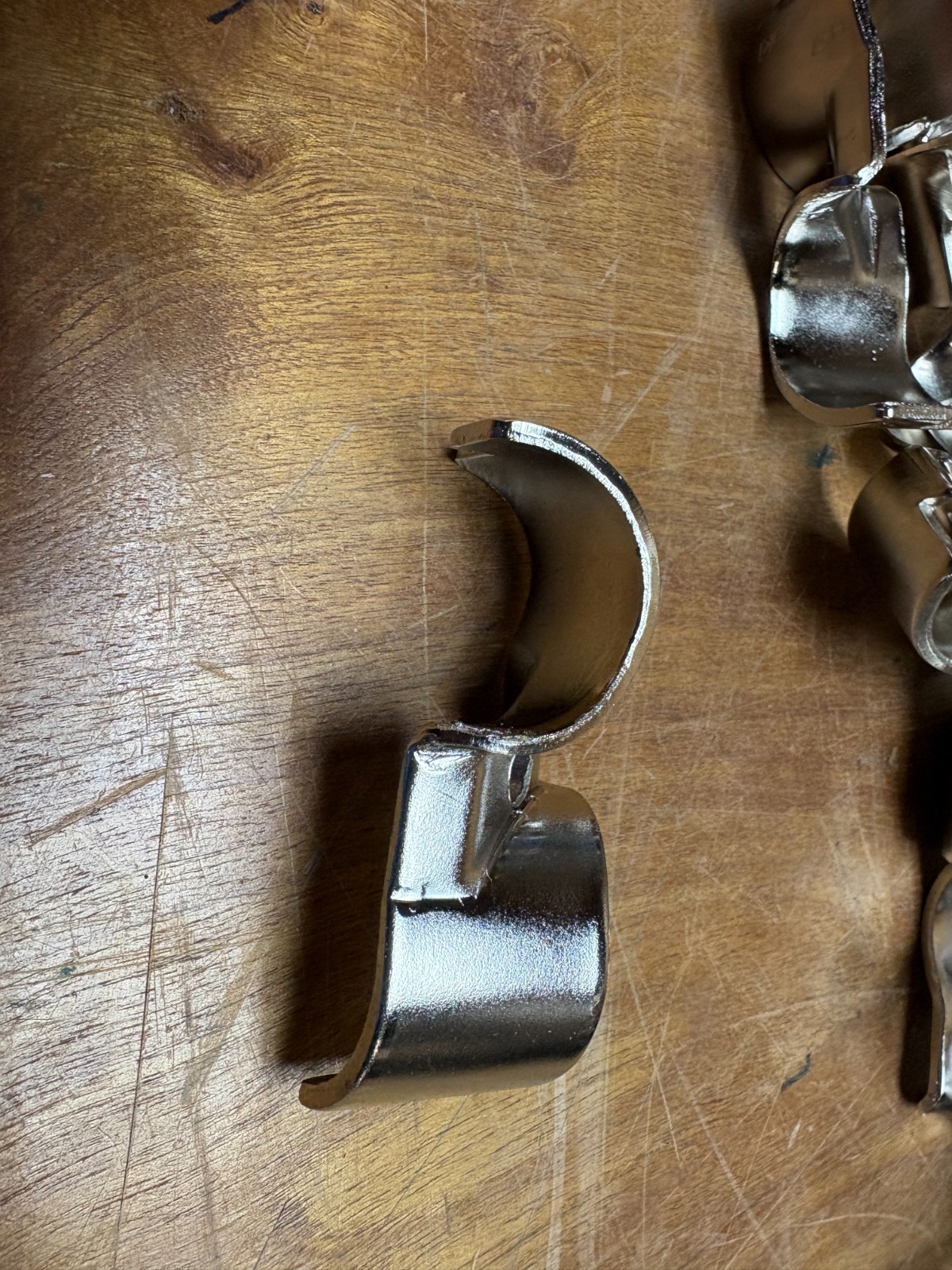 Lot of 25 YAZAKI – CREFORM H-7 NI F 28mm METAL JOINT COMPONENT, NICKEL PLATED
