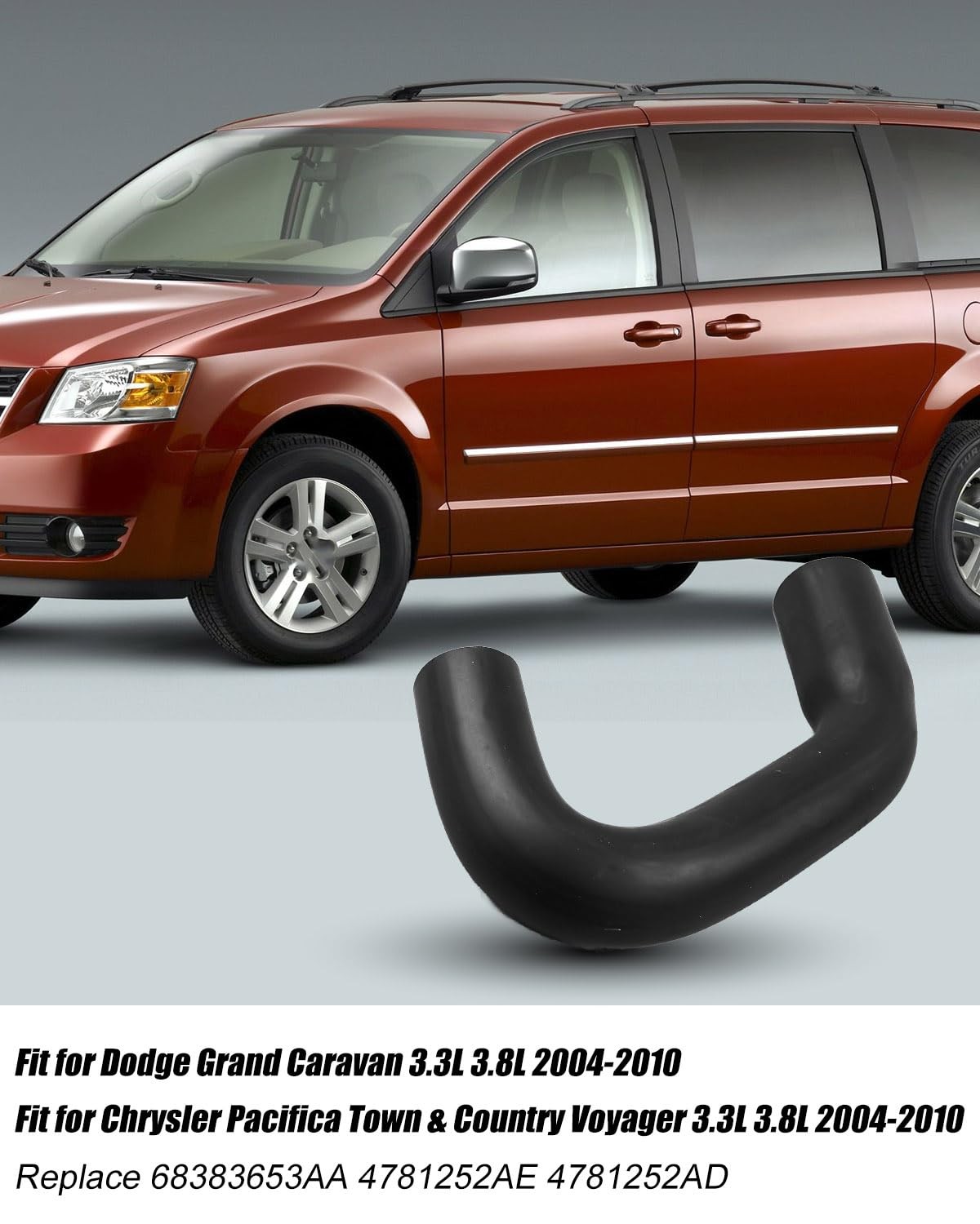 PCV Valve Hose Replace 68383653AA Fit for Dodge Grand Caravan Chrysler Voyage…
