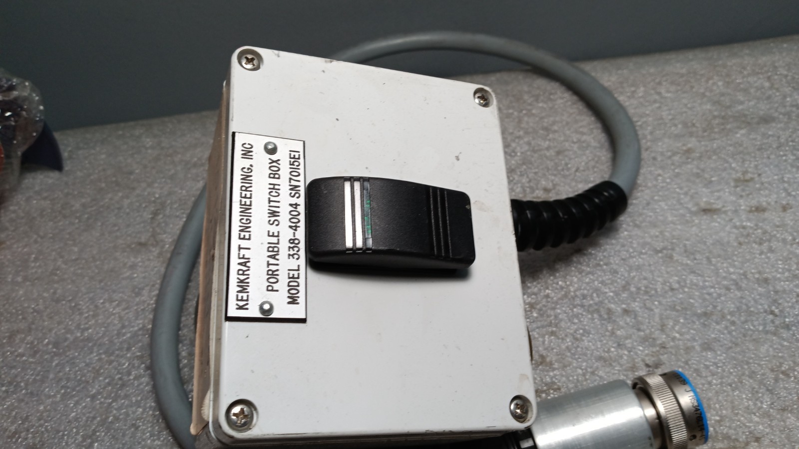Kemkraft Engineering KEI Model 338-4004 PORTABLE SWITCH BOX