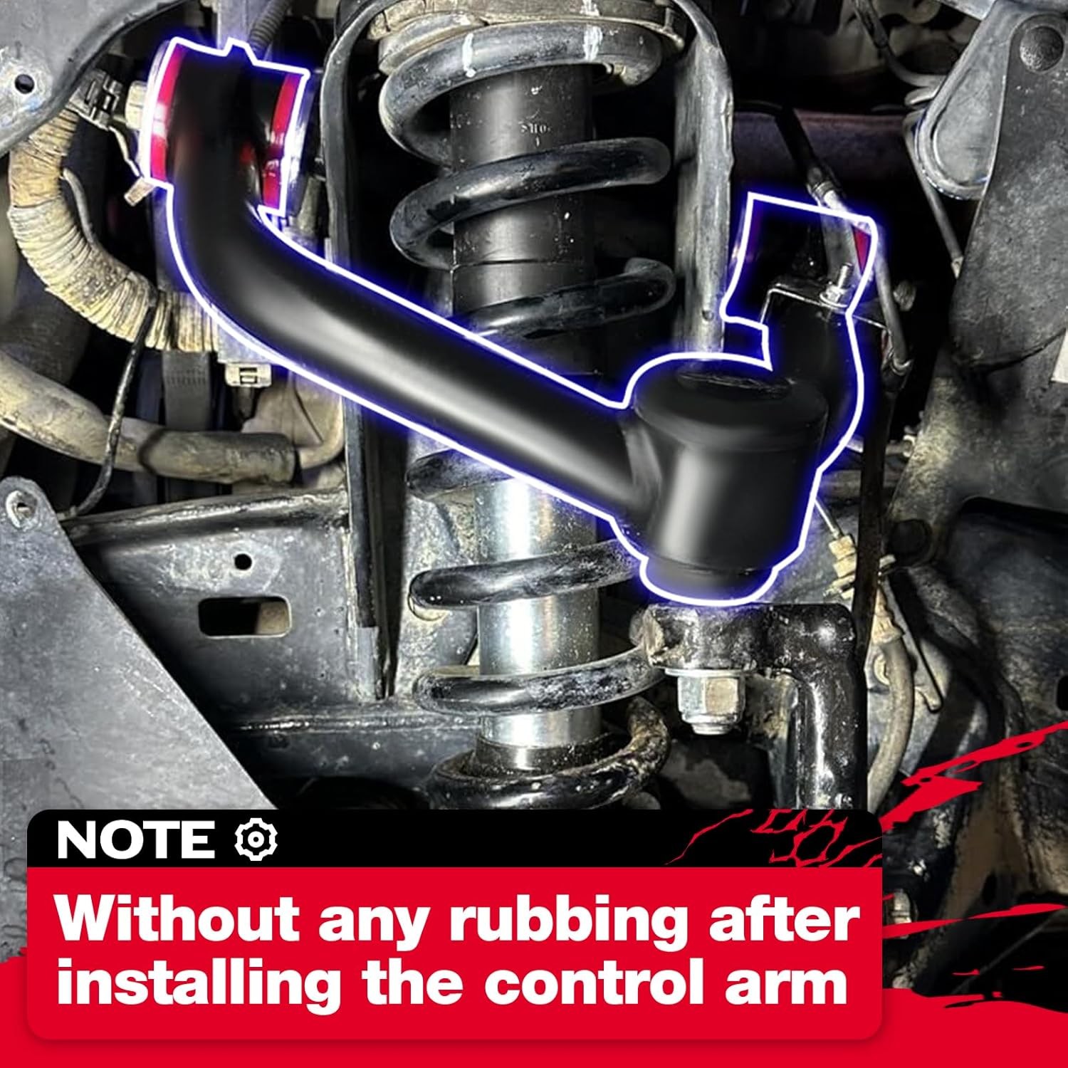 KSP 2-4″ 4Runner Upper Control Arm, Aftermarket Front Control Arm, 2006-2014
