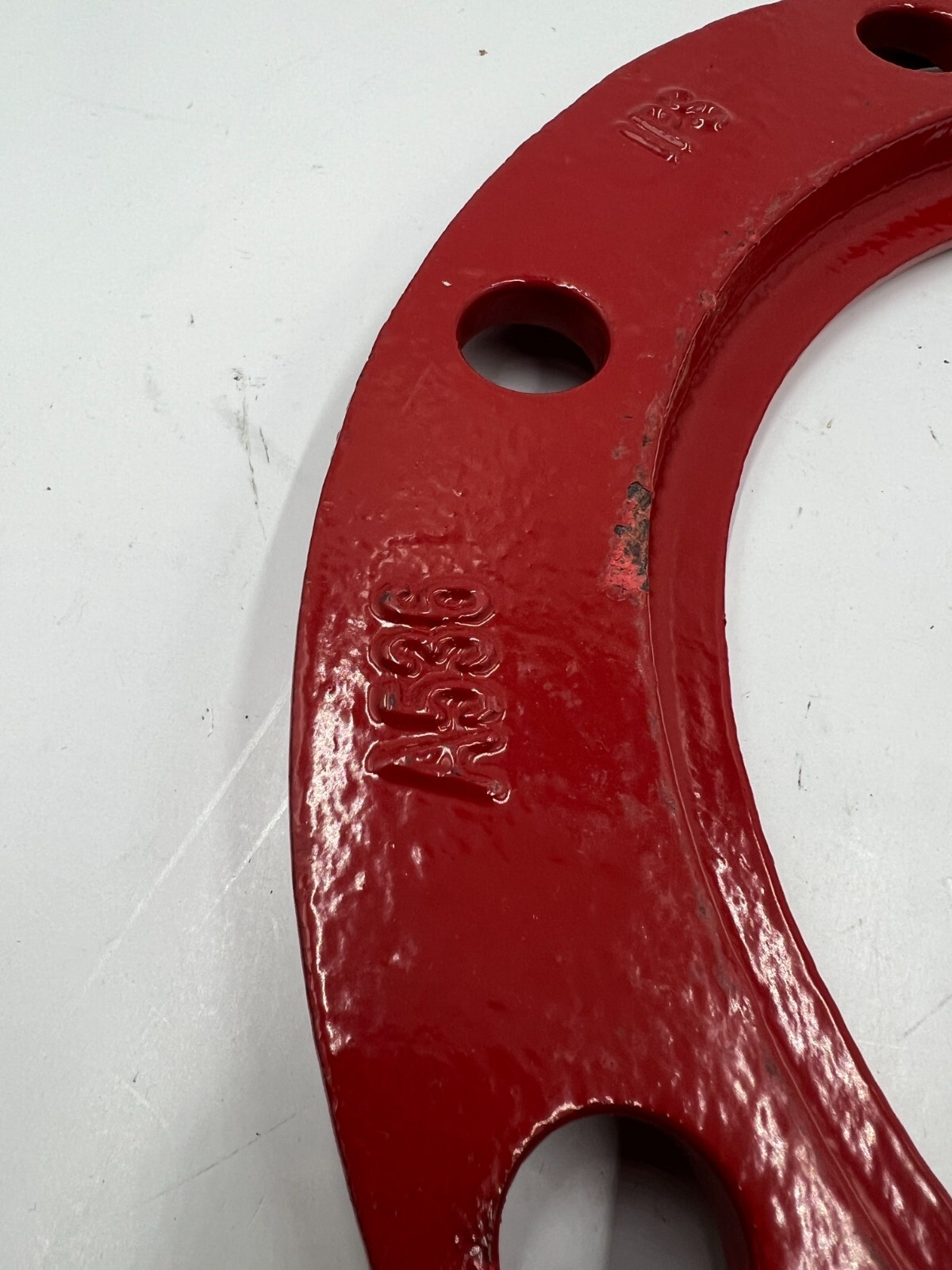 AGRU A536 8″ Ductile Iron Back Up Ring IPS SDR11, 220910, Red Heavy Duty