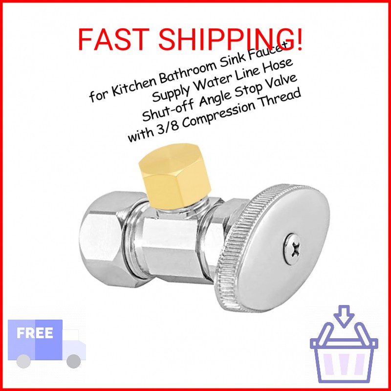 Uenede 12PCS Brass 3/8 Inch Compression Caps, 3/8″ Female Stop Valve Cap Fitting