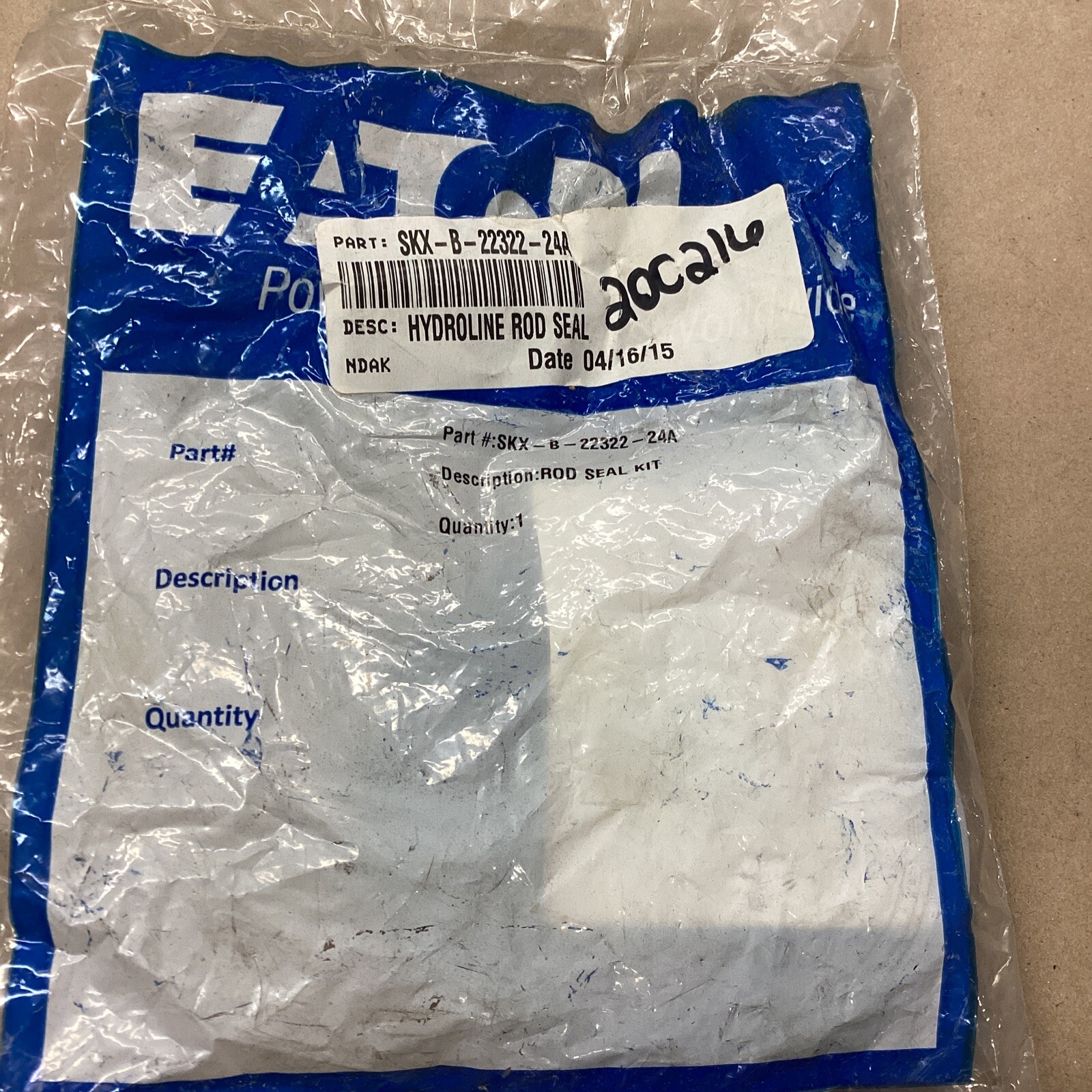 Eaton Hydro Line SKX-B-22322-24A Rod Seal #605K98